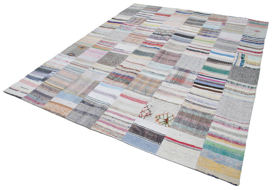 8x10 Multicolor Kilim Patchwork Rug - 30446