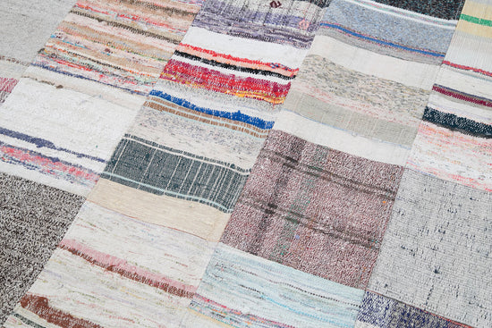 8x10 Multicolor Kilim Patchwork Rug - 30446