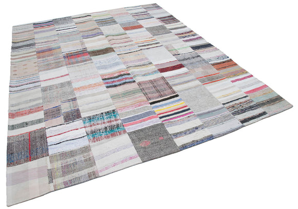 8x10 Multicolor Kilim Patchwork Rug - 30447