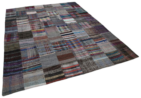 8x10 Multicolor Kilim Patchwork Rug - 30448