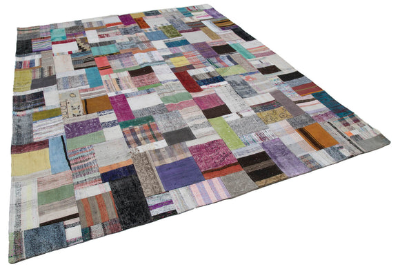 8x10 Multicolor Kilim Patchwork Rug - 30450