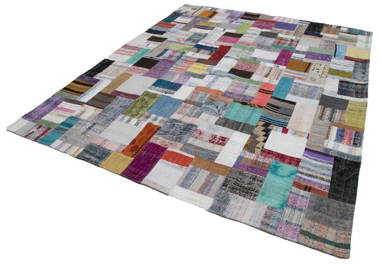 8x10 Multicolor Kilim Patchwork Rug - 30450