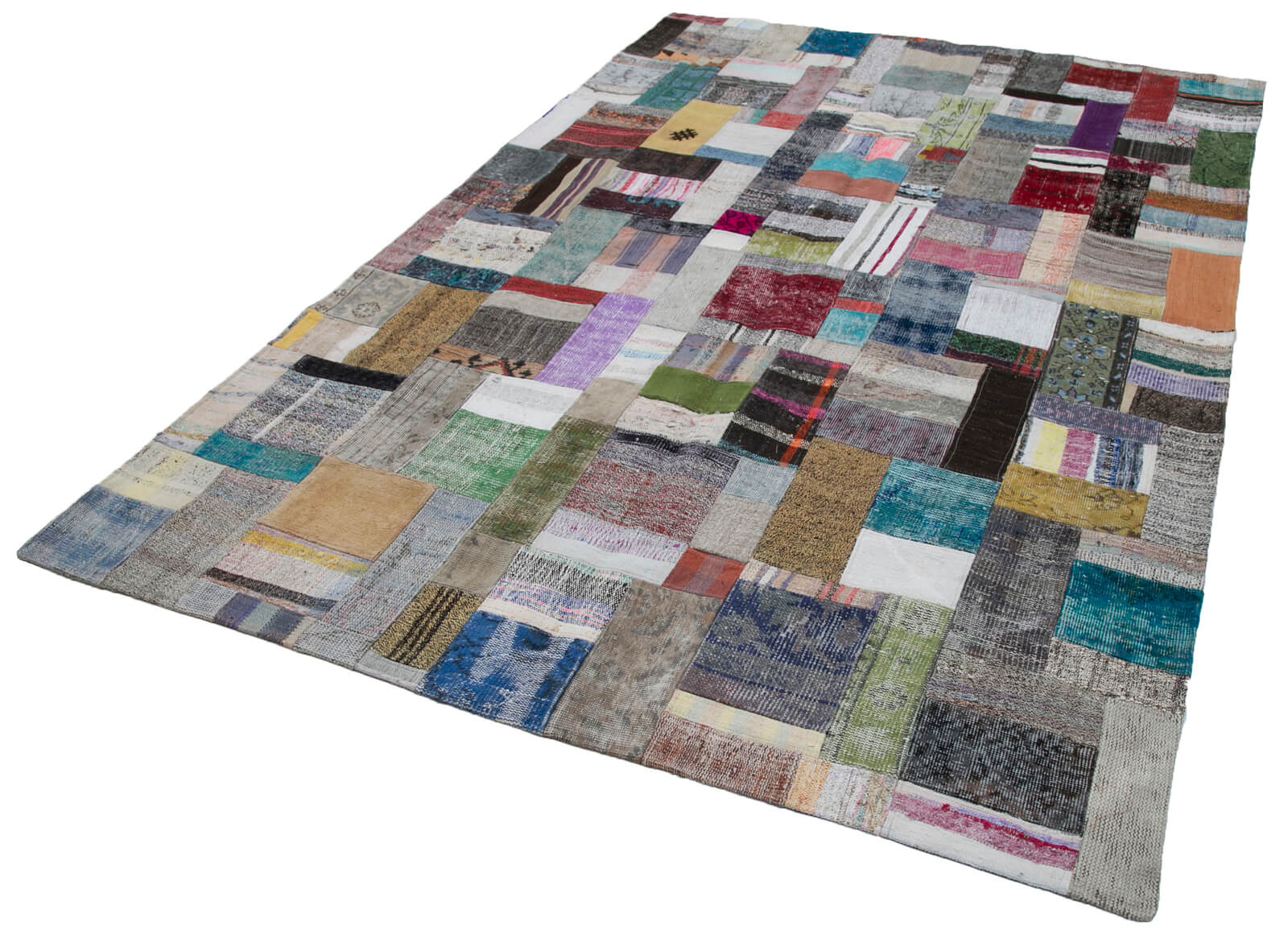 7x10 Multicolor Kilim Patchwork Rug - 30453