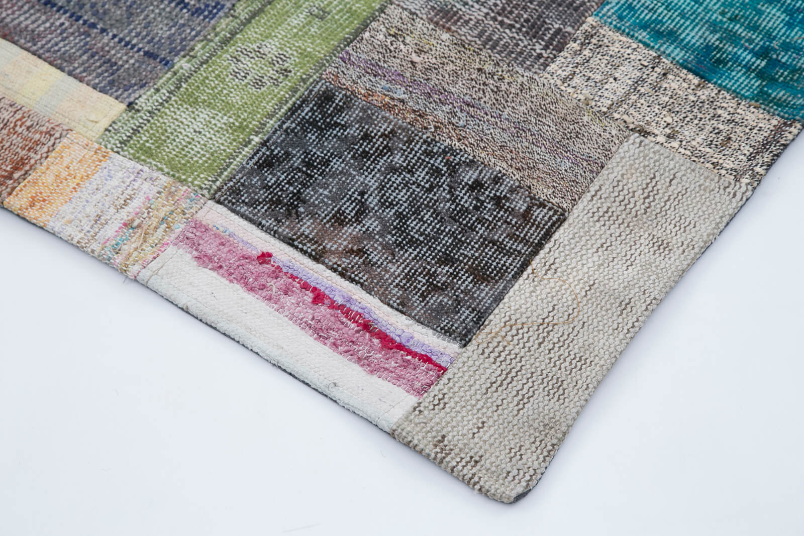 7x10 Multicolor Kilim Patchwork Rug - 30453