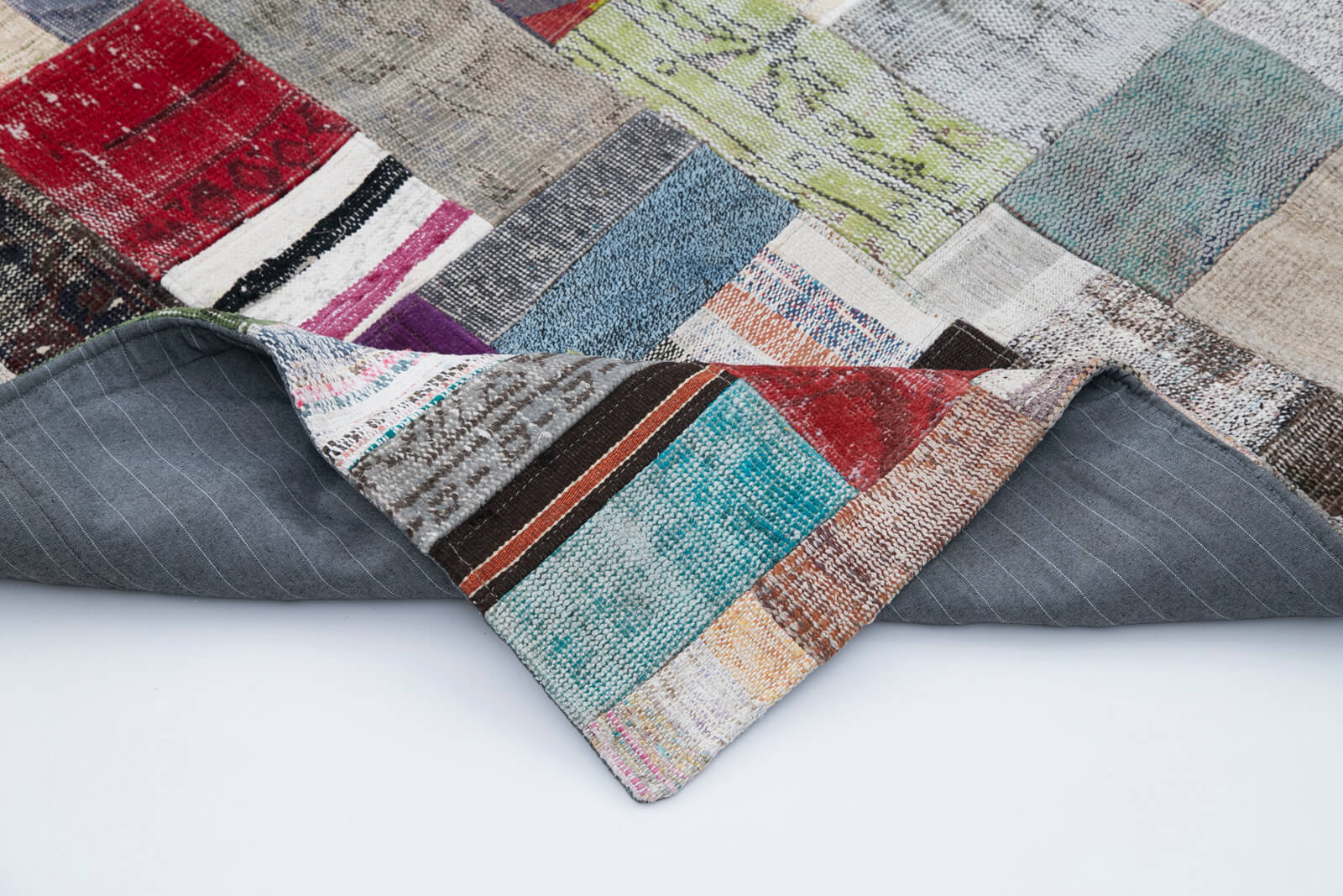 7x10 Multicolor Kilim Patchwork Rug - 30453