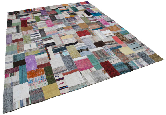 8x10 Multicolor Kilim Patchwork Rug - 30454