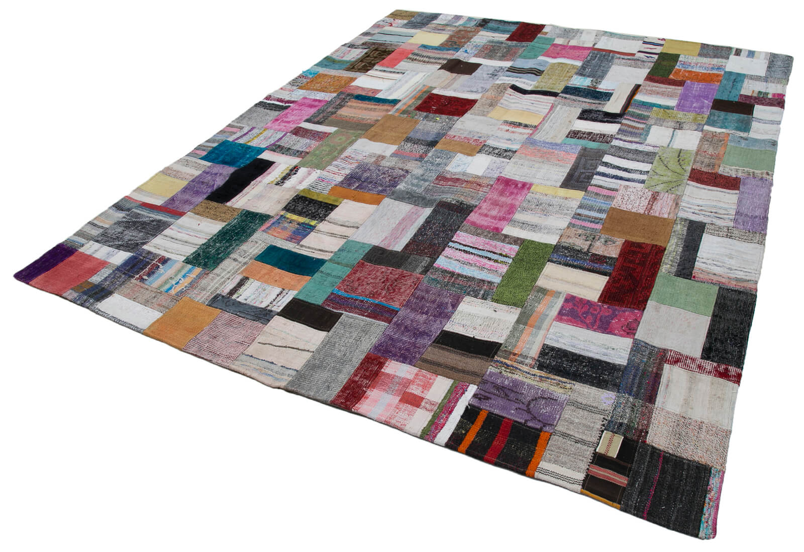 8x10 Multicolor Kilim Patchwork Rug - 30454
