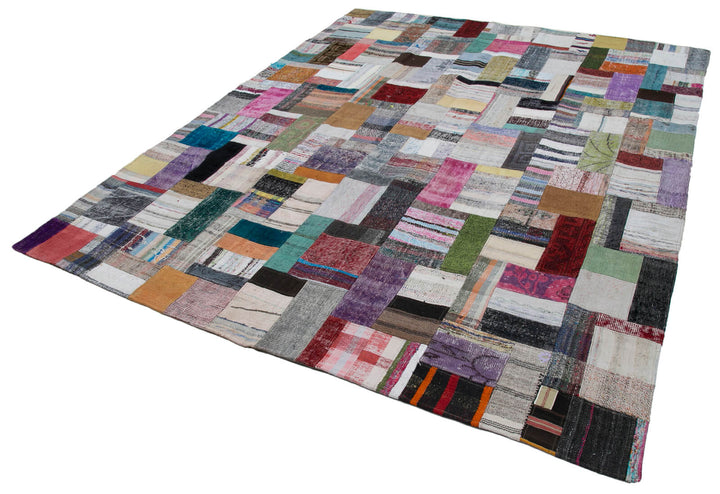 8x10 Multicolor Kilim Patchwork Rug - 30454