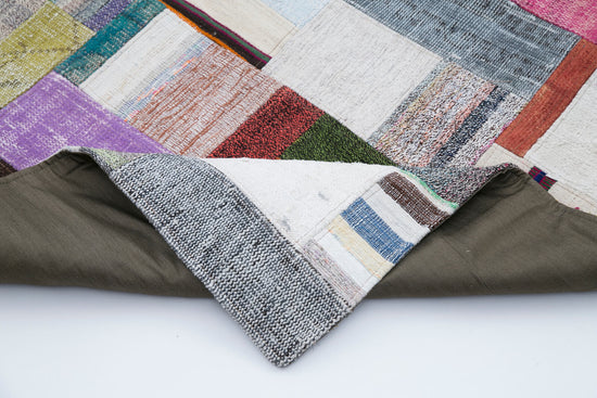 8x10 Multicolor Kilim Patchwork Rug - 30454