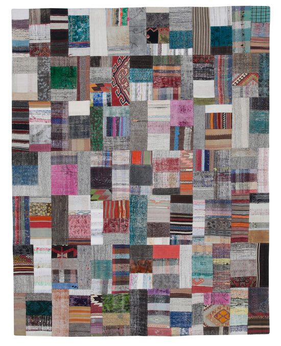 8x10 Multicolor Kilim Patchwork Rug - 30455