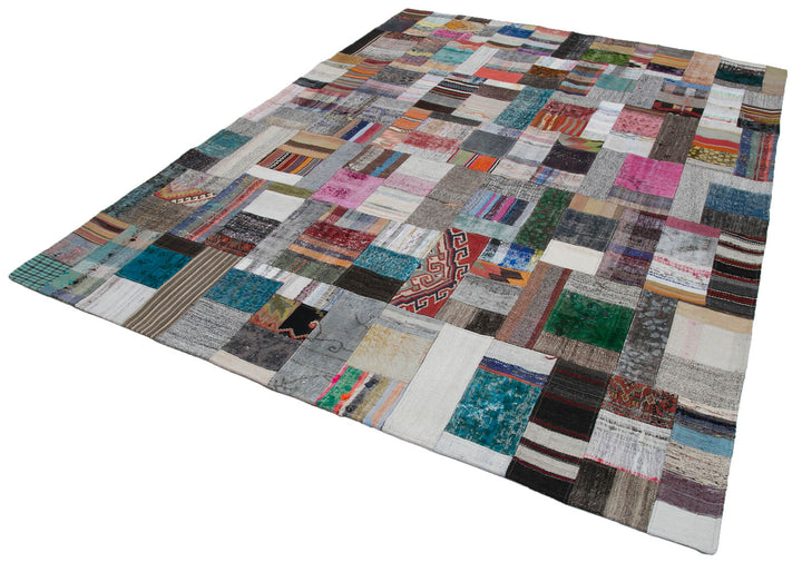 8x10 Multicolor Kilim Patchwork Rug - 30455