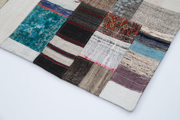 8x10 Multicolor Kilim Patchwork Rug - 30455