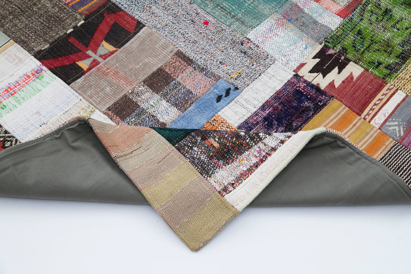 8x10 Multicolor Kilim Patchwork Rug - 30455
