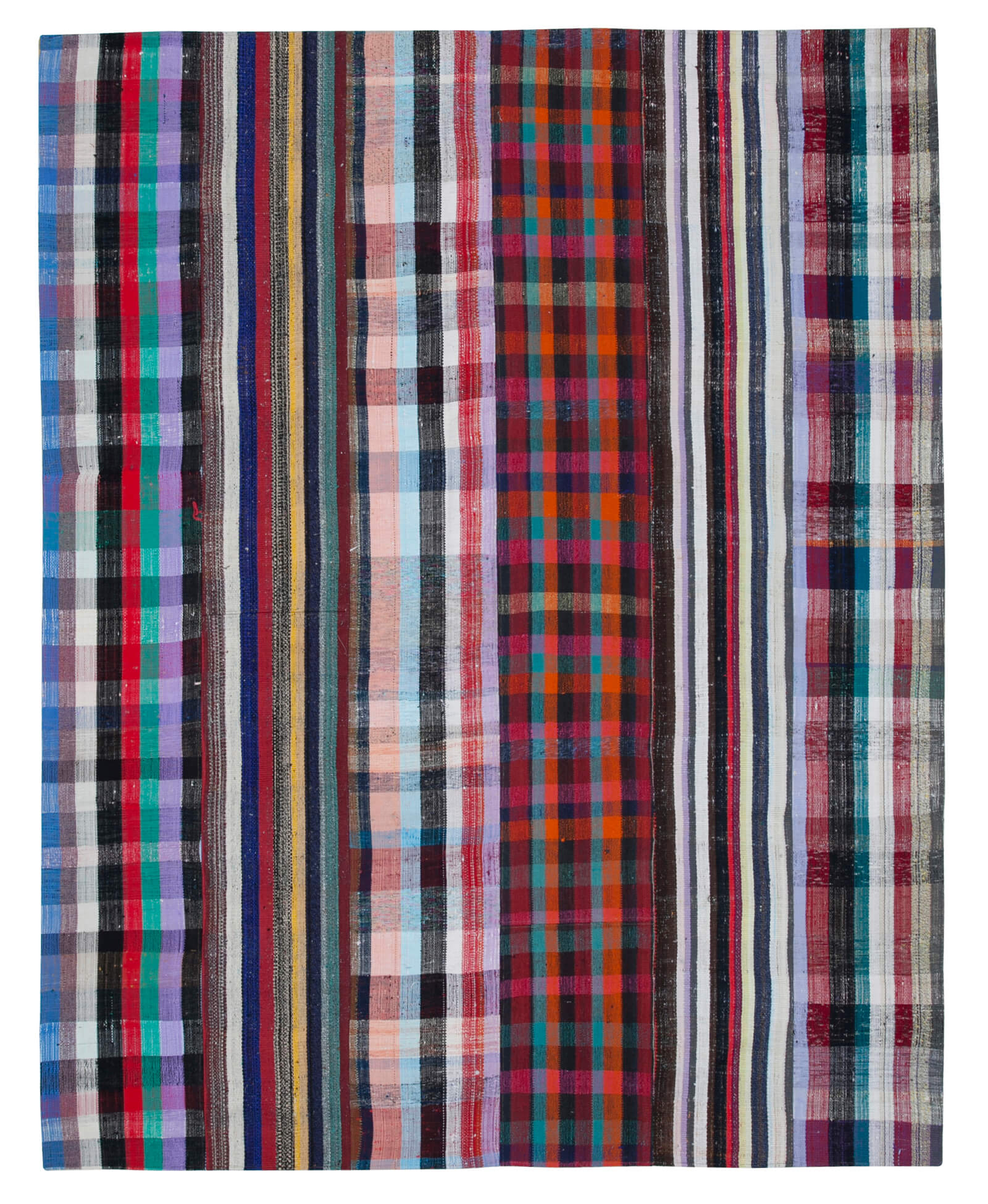 8x10 Multicolor Kilim Patchwork Rug - 30456