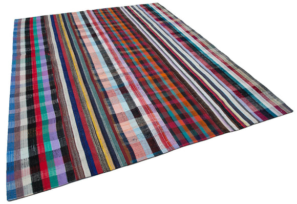 8x10 Multicolor Kilim Patchwork Rug - 30456