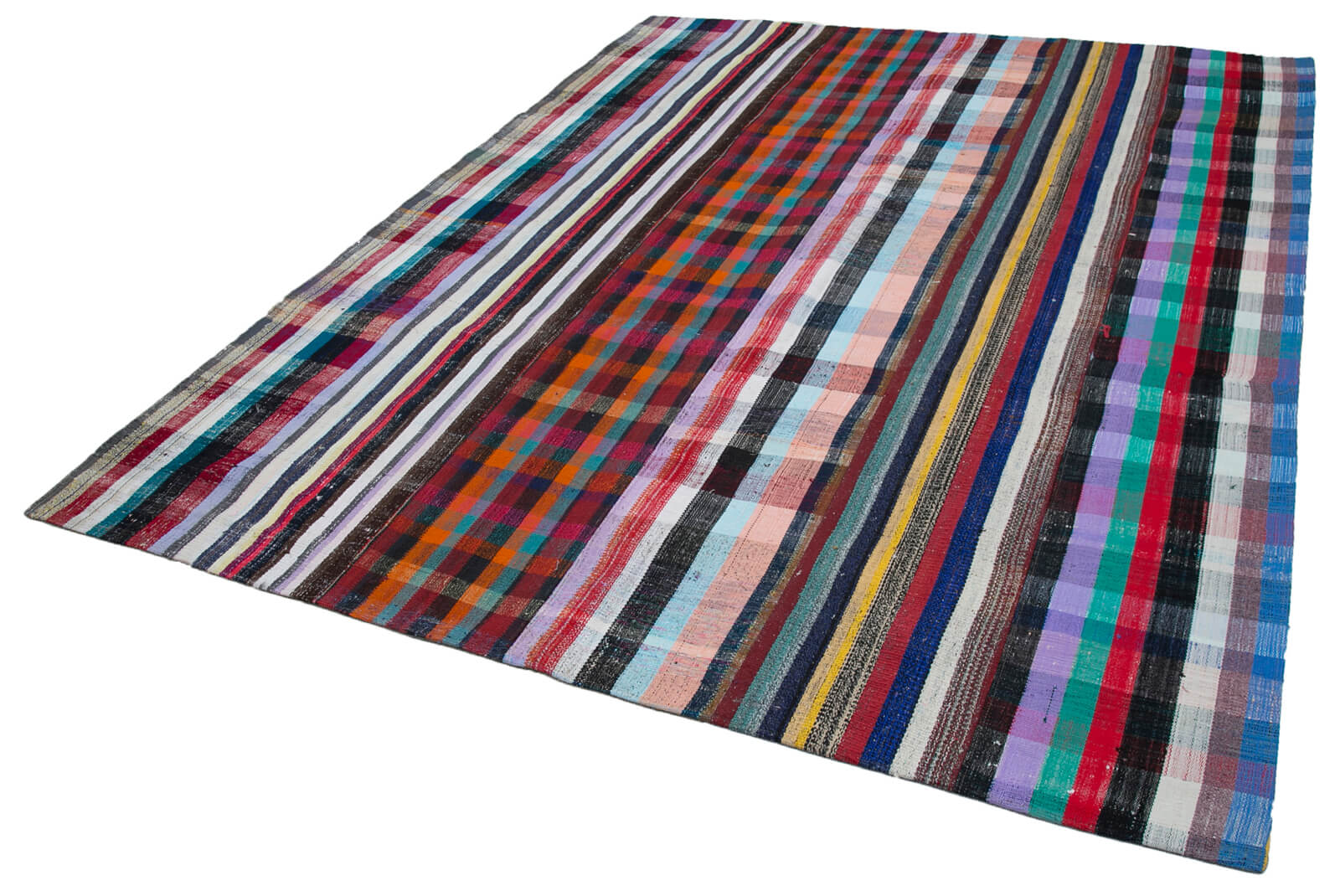 8x10 Multicolor Kilim Patchwork Rug - 30456
