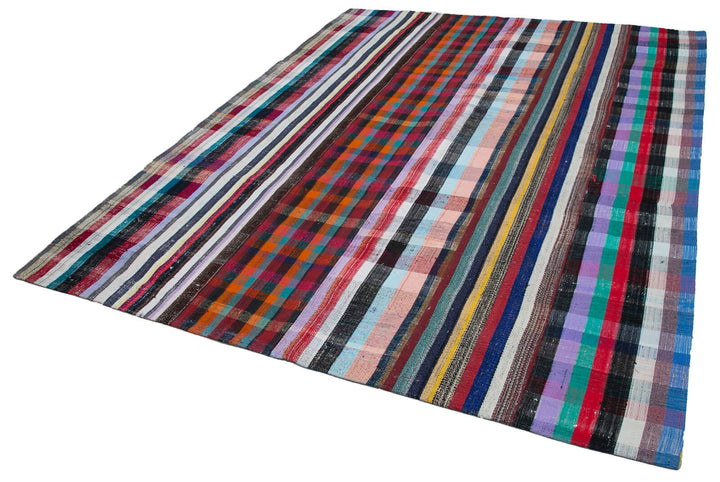 8x10 Multicolor Kilim Patchwork Rug - 30456