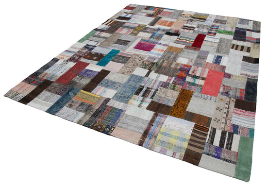 8x10 Multicolor Kilim Patchwork Rug - 30457