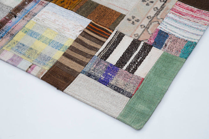 8x10 Multicolor Kilim Patchwork Rug - 30457