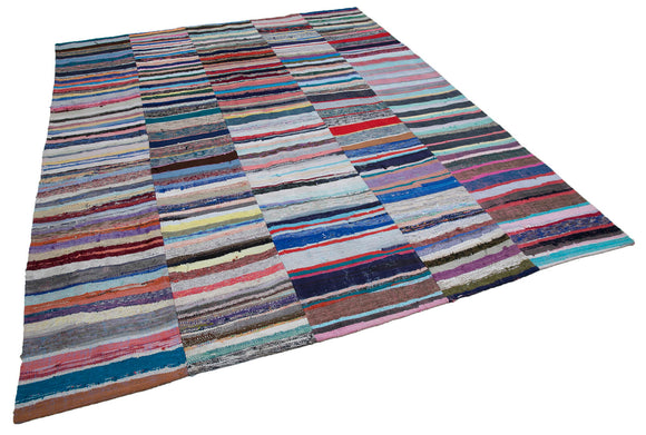 8x10 Multicolor Kilim Patchwork Rug - 30458