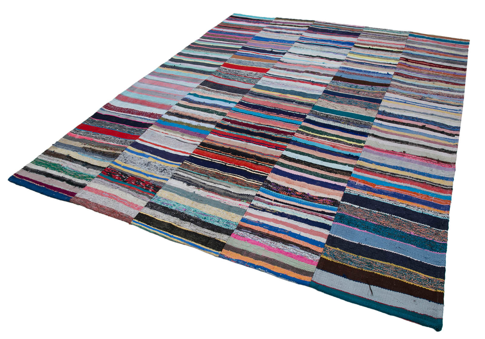 8x10 Multicolor Kilim Patchwork Rug - 30458