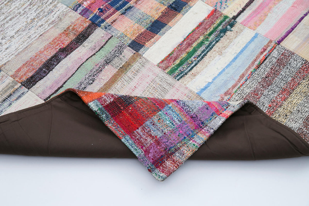 8x10 Multicolor Kilim Patchwork Rug - 30459
