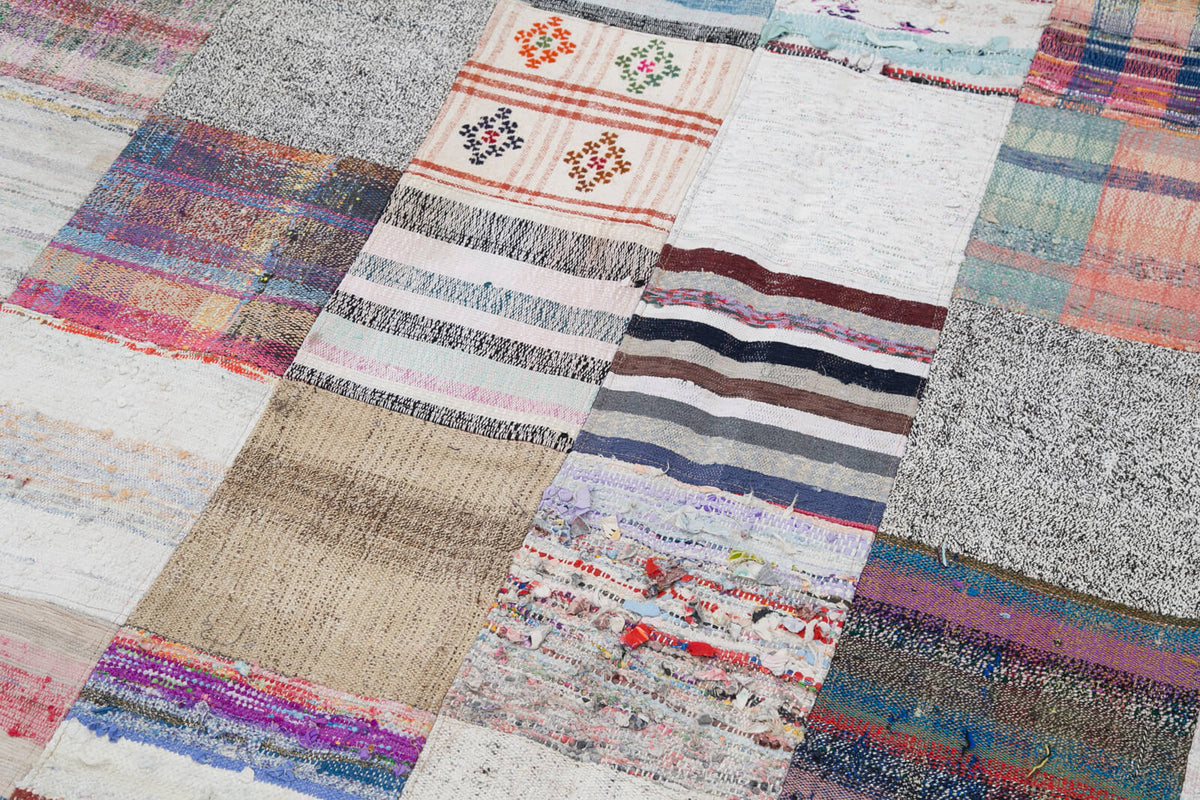 8x10 Multicolor Kilim Patchwork Rug - 30459