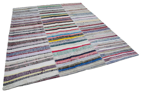 8x10 Multicolor Kilim Patchwork Rug - 30465