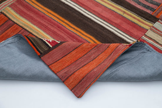 7x10 Multicolor Kilim Patchwork Rug - 30495