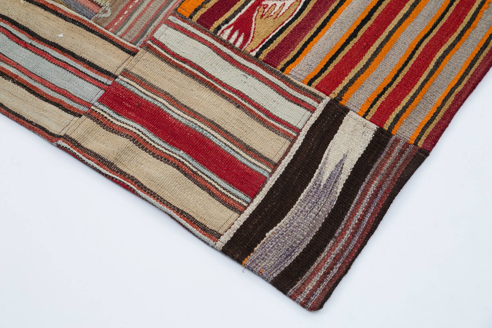 7x10 Multicolor Kilim Patchwork Rug - 30500
