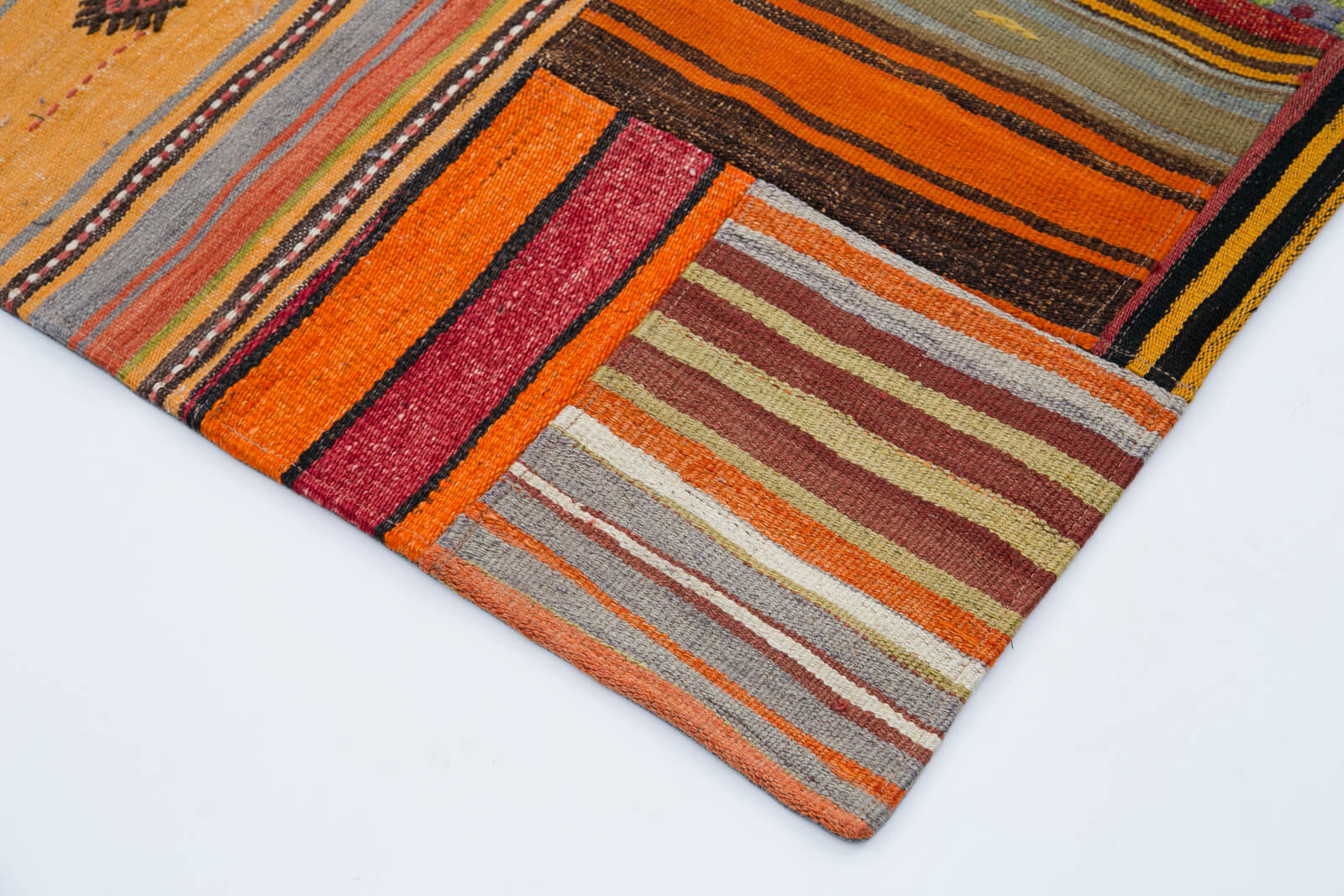 7x10 Multicolor Kilim Patchwork Rug - 30502