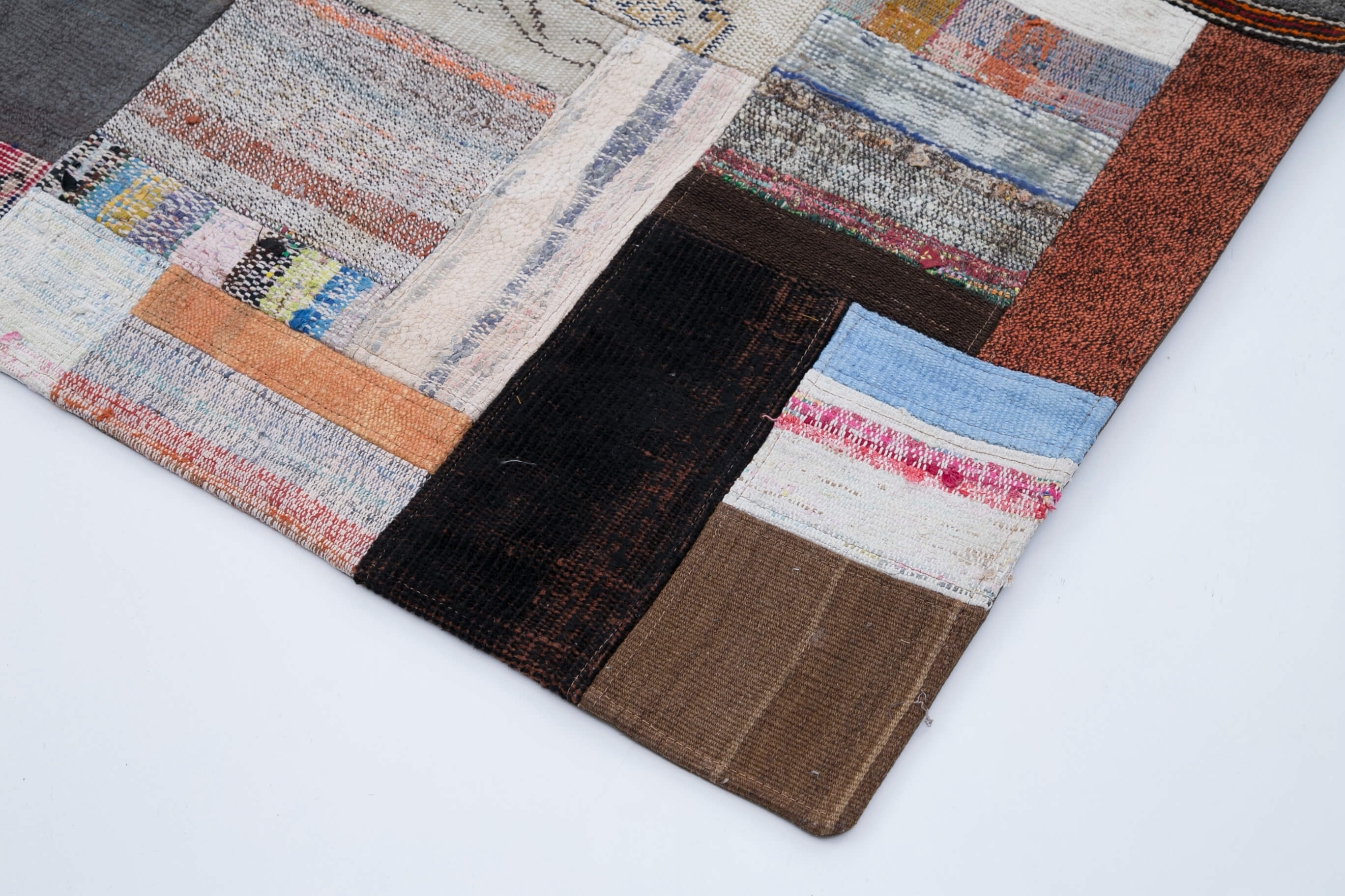 8x11 Multicolor Kilim Patchwork Rug - 30546