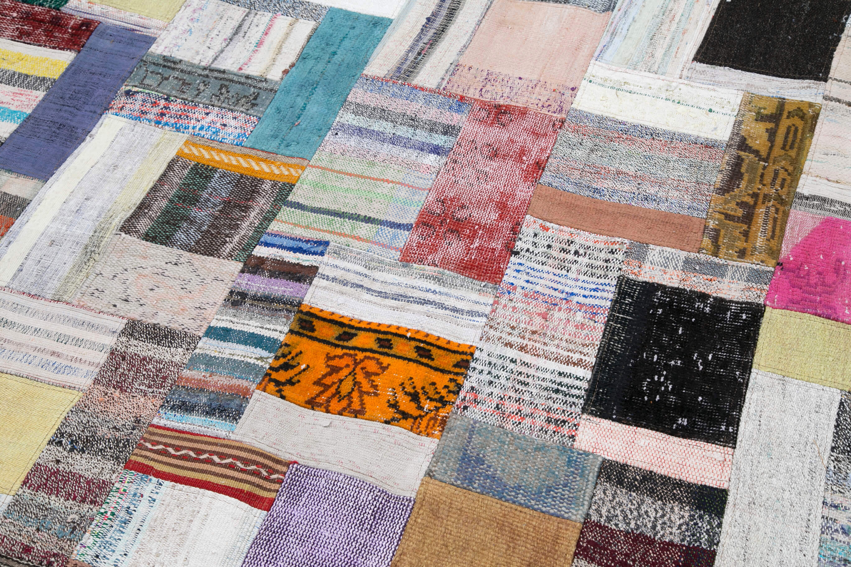 8x11 Multicolor Kilim Patchwork Rug - 30547