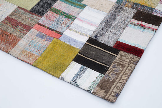 8x11 Multicolor Kilim Patchwork Rug - 30548