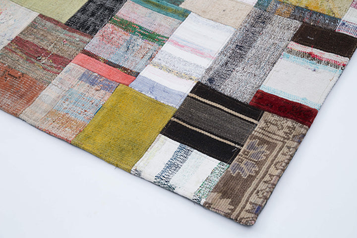 8x11 Multicolor Kilim Patchwork Rug - 30548