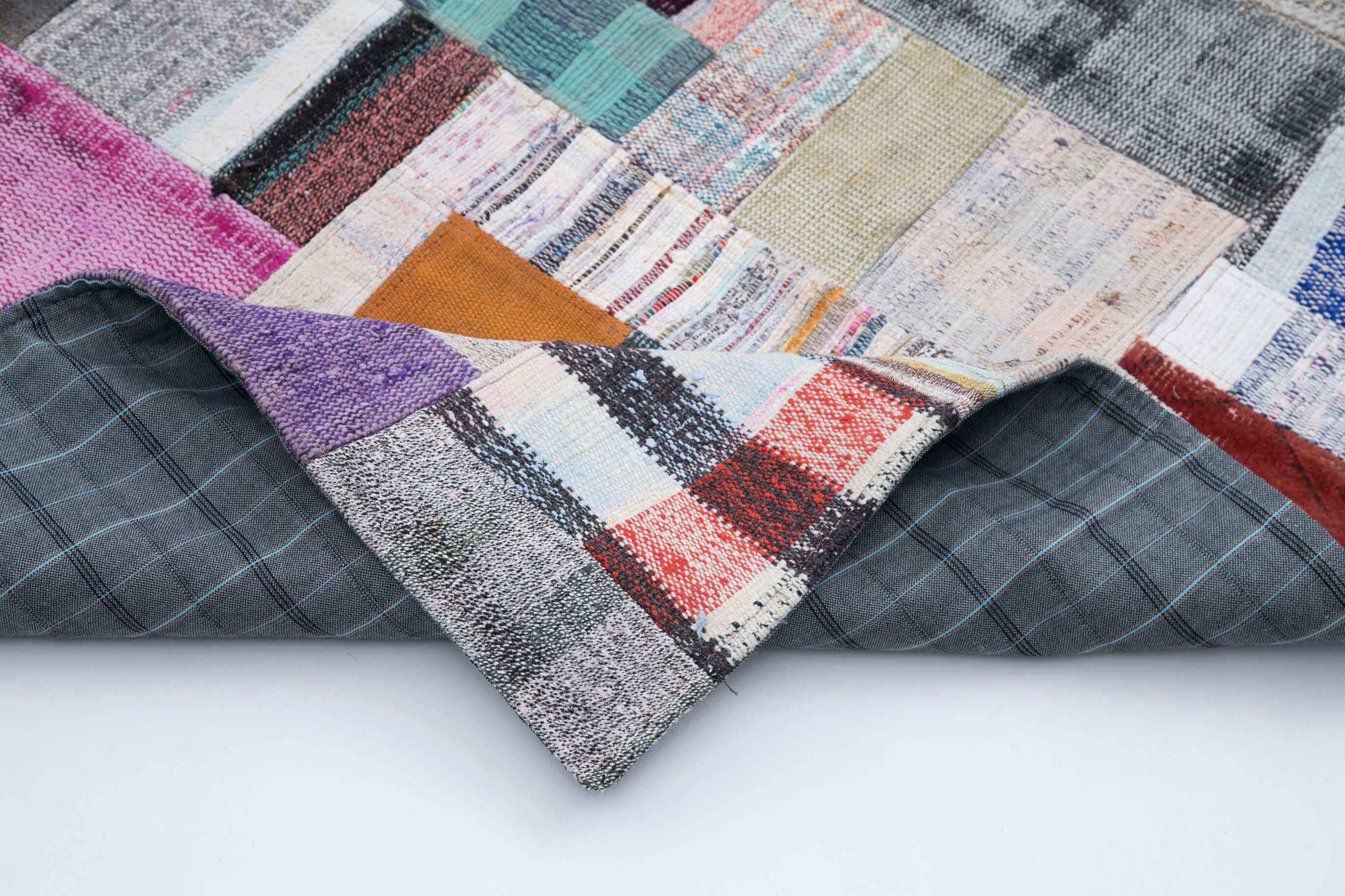 8x11 Multicolor Kilim Patchwork Rug - 30548