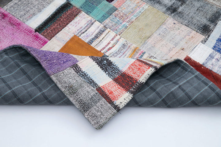 8x11 Multicolor Kilim Patchwork Rug - 30548