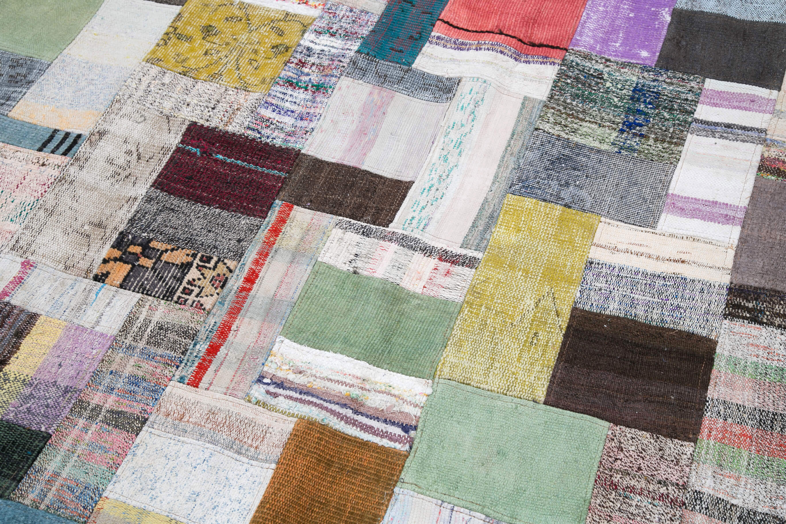 8x11 Multicolor Kilim Patchwork Rug - 30548