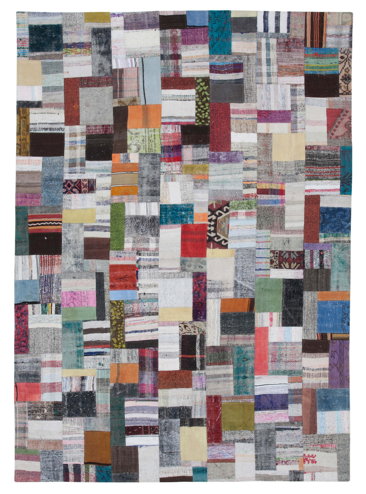 8x12 Multicolor Kilim Patchwork Rug - 30550