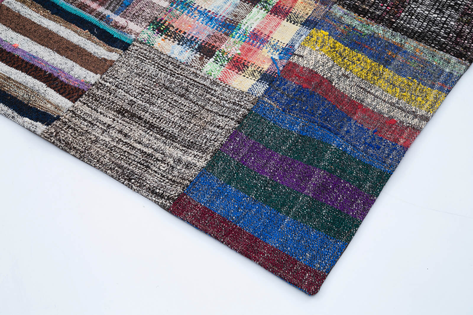 8x12 Multicolor Kilim Patchwork Rug - 30554