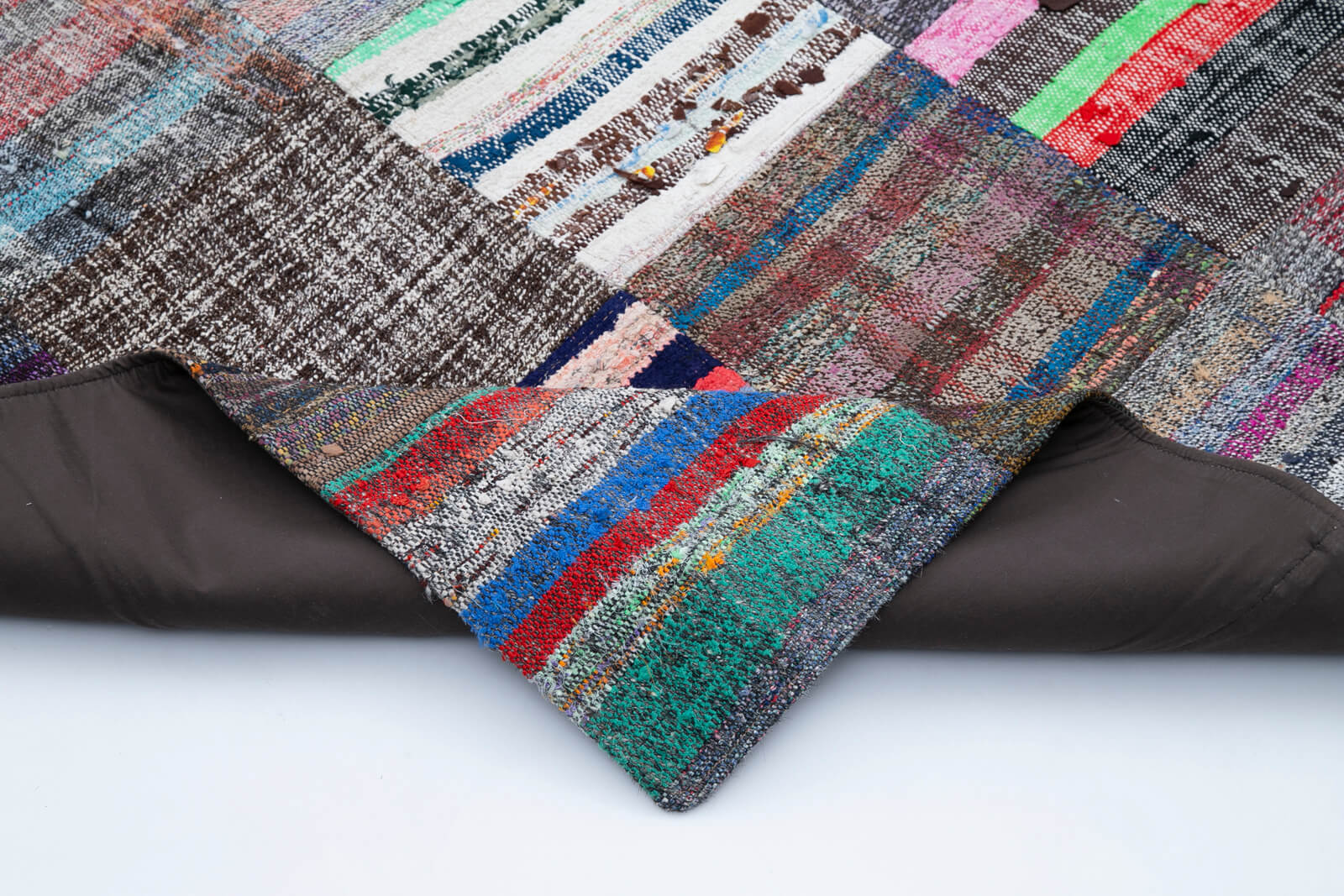 8x12 Multicolor Kilim Patchwork Rug - 30554
