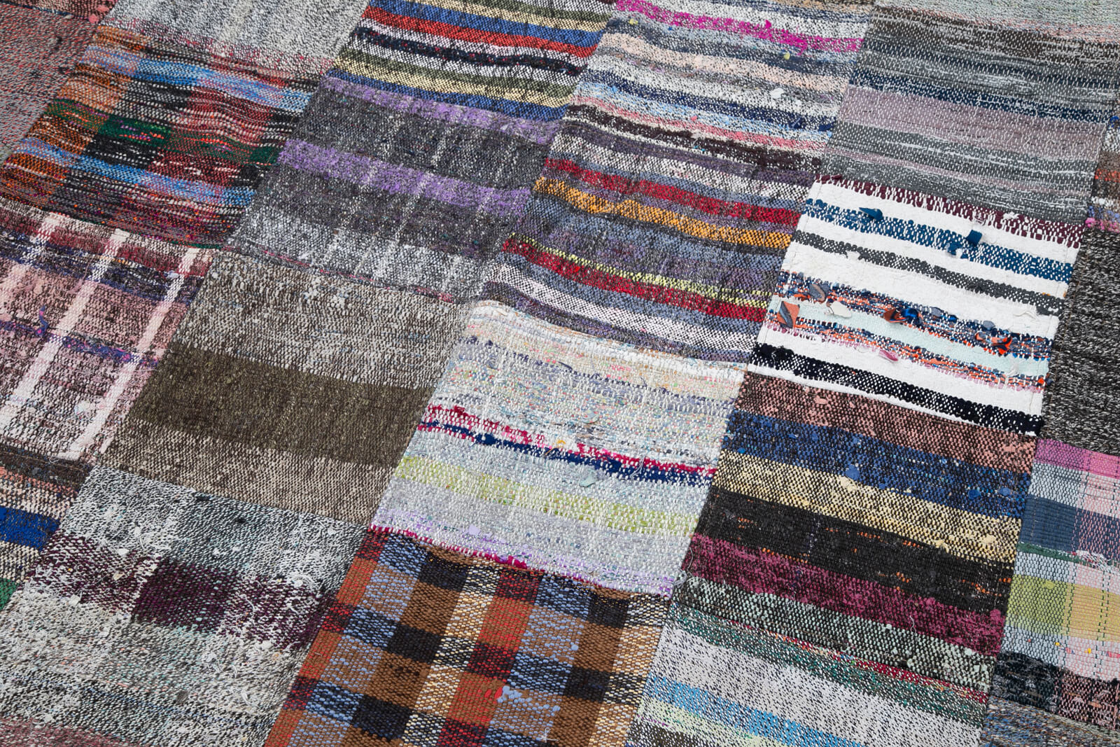 8x12 Multicolor Kilim Patchwork Rug - 30554