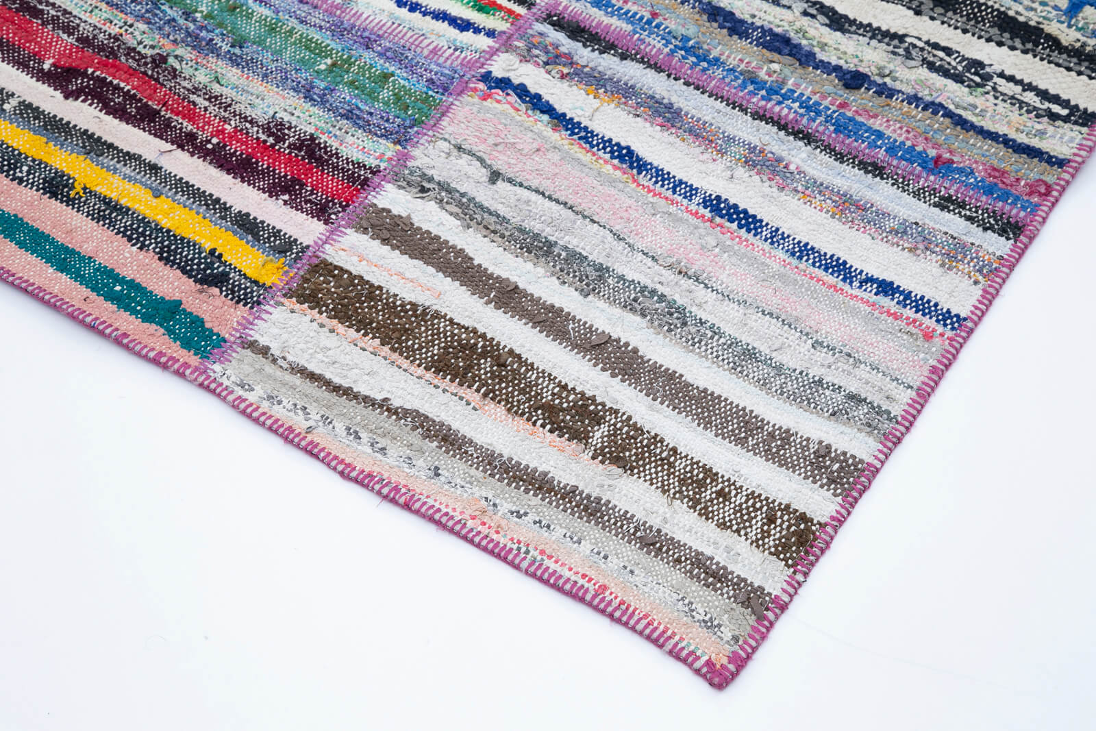 8x11 Multicolor Kilim Patchwork Rug - 30559