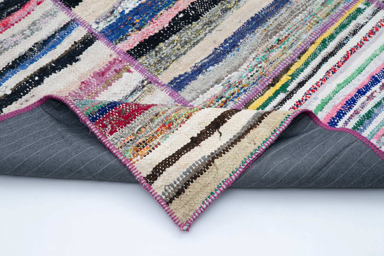 8x11 Multicolor Kilim Patchwork Rug - 30559