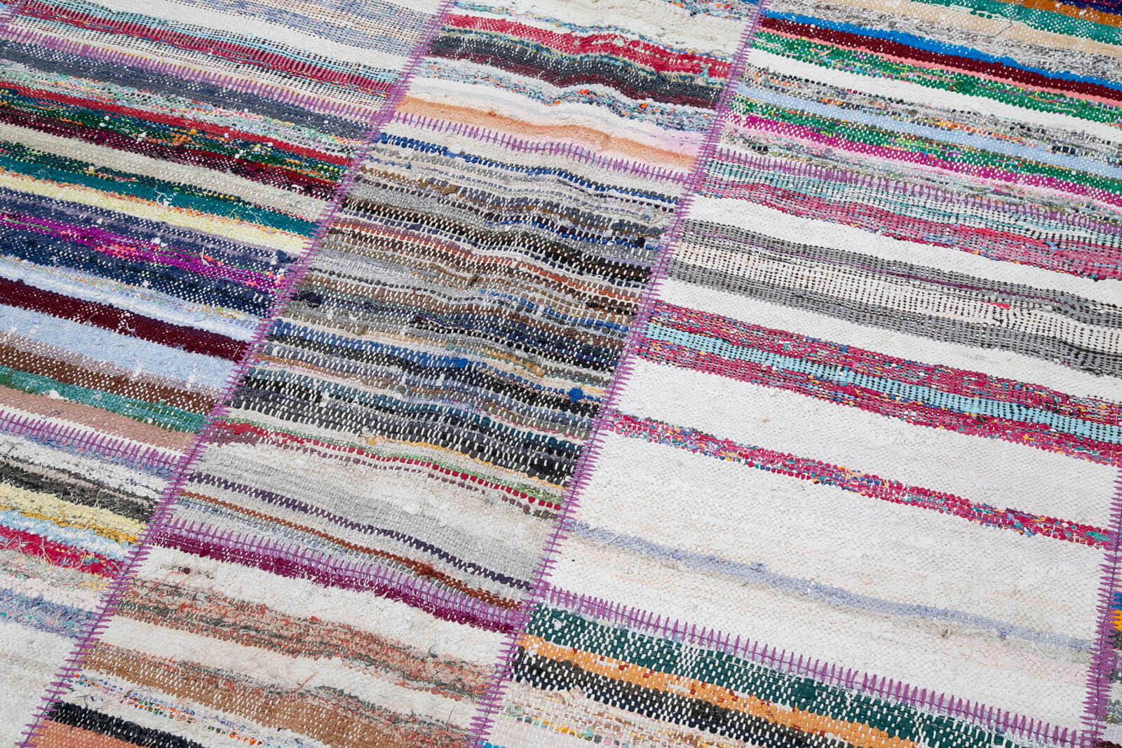 8x11 Multicolor Kilim Patchwork Rug - 30559