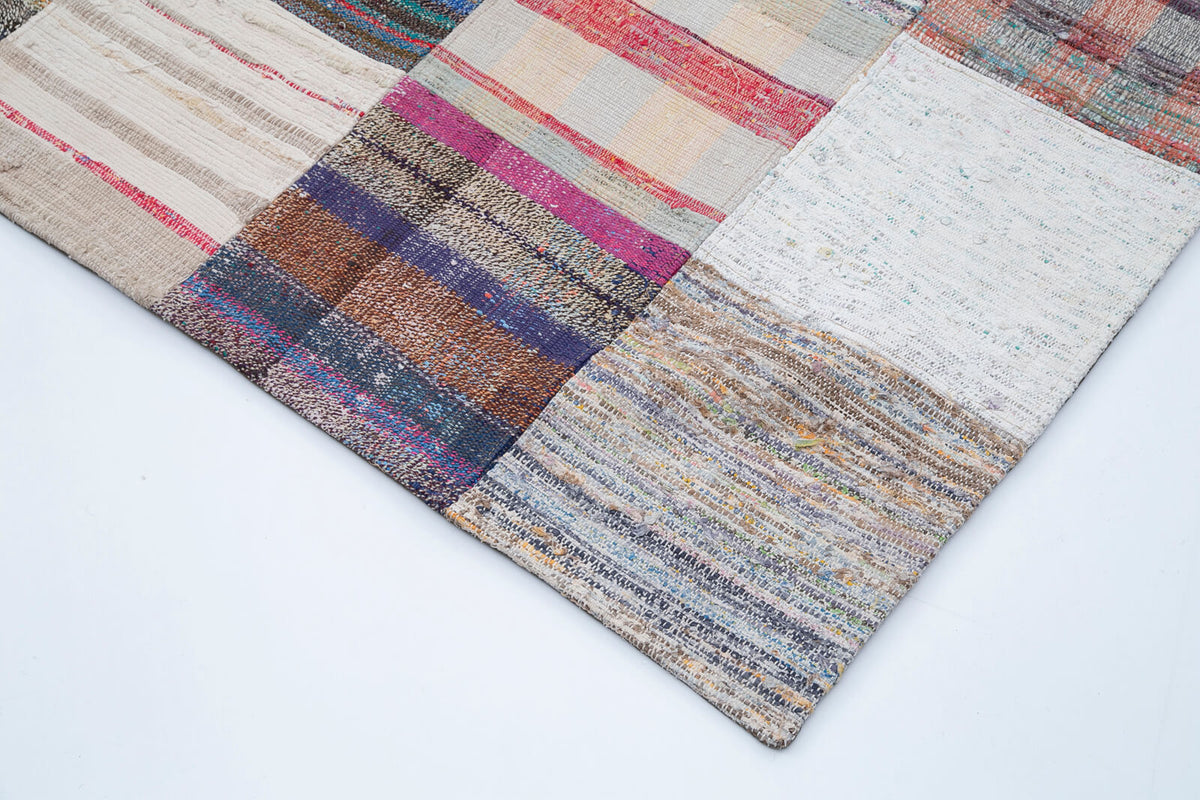 8x12 Multicolor Kilim Patchwork Rug - 30567
