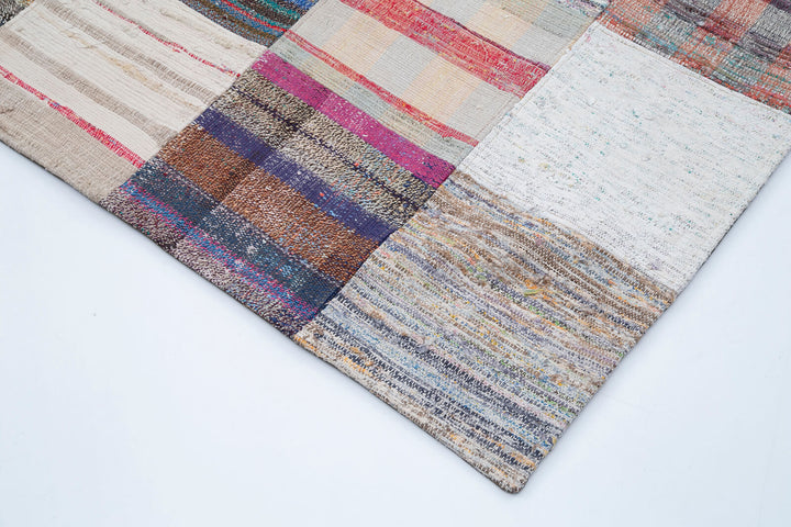 8x12 Multicolor Kilim Patchwork Rug - 30567