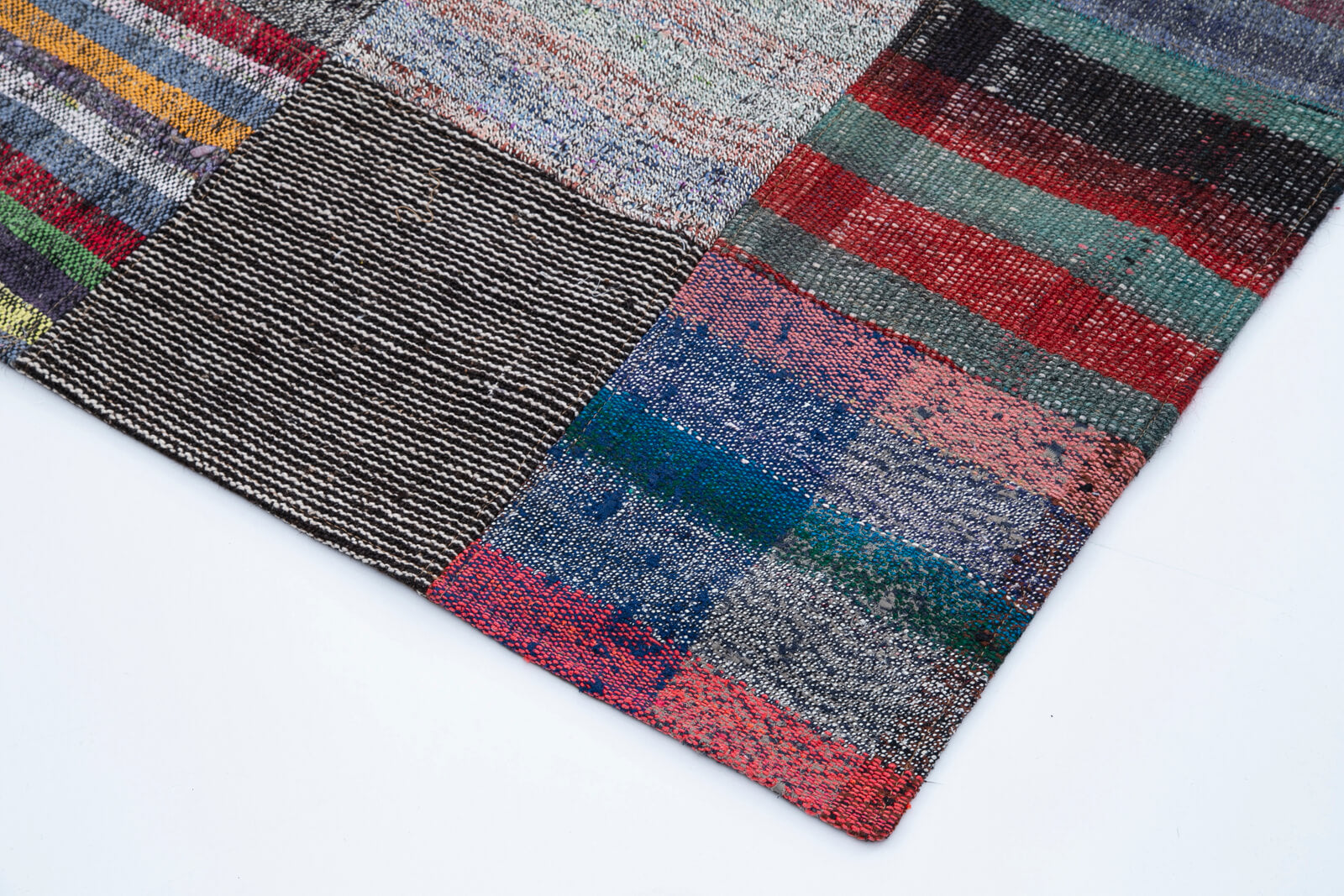 8x12 Multicolor Kilim Patchwork Rug - 30568