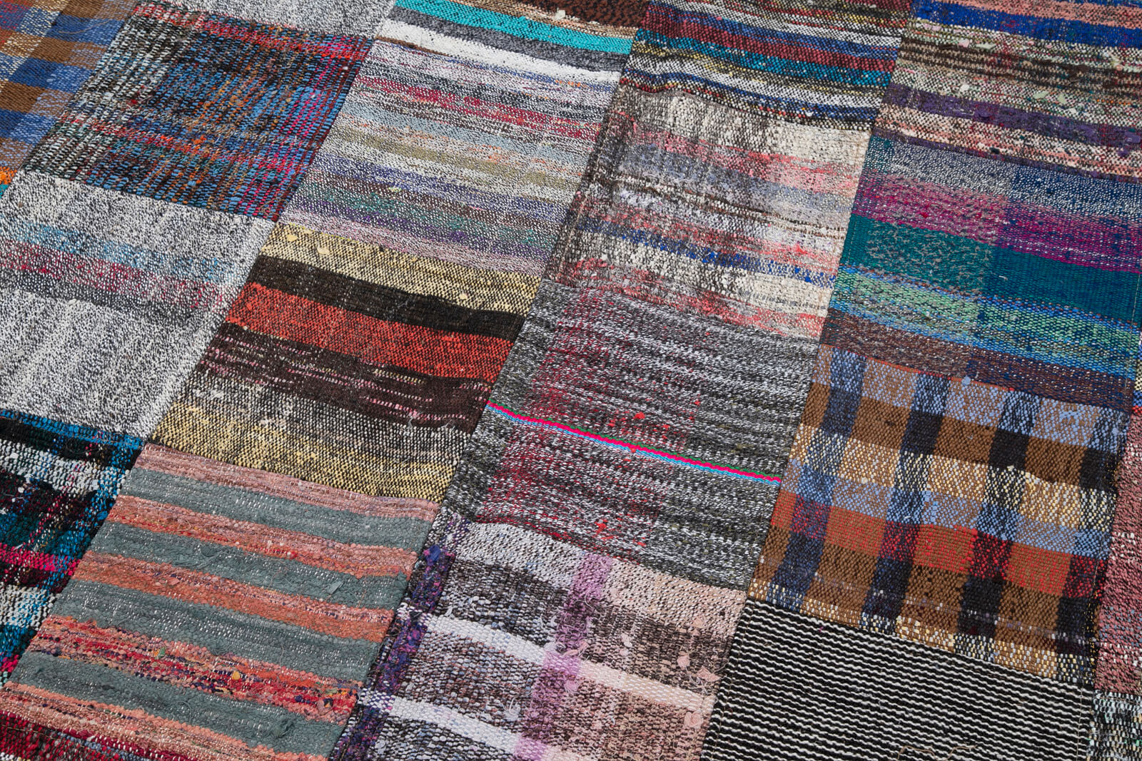 8x12 Multicolor Kilim Patchwork Rug - 30568