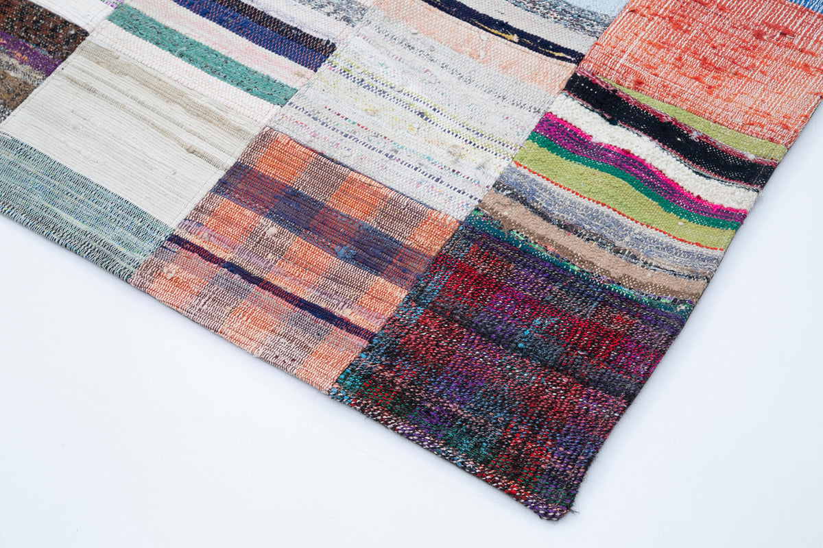 9x11 Multicolor Kilim Patchwork Rug - 30571